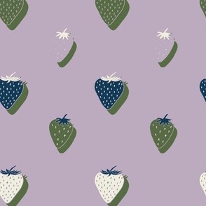 Strawberry Delight - lilac, no background texture