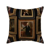 Costumer Request 3 - Medium  Cheers to History:George Washington, Historic 1.  American President, Raises Glass of Fresh Brewed Beer And Whiskey And Is Chewing A Bubblegum - Museum Wall 