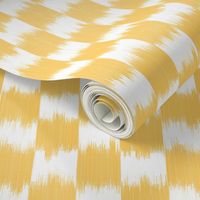 Checkered Ikat Marigold and WHite copy