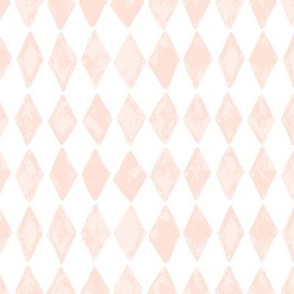 (Small) Diamond Circus Checker Textured  - Ballerina Pink