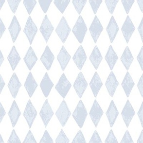 (Small) Diamond Circus Checker Textured - Light Baby Blue