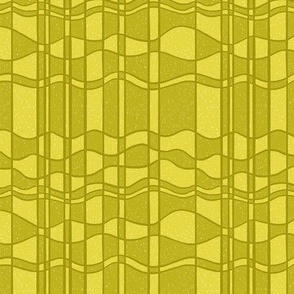 Checker Waves Tile GREEN Medium