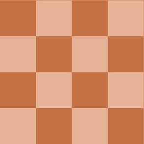 L Neutral earthy tones brown beige check plaid checkered squares 