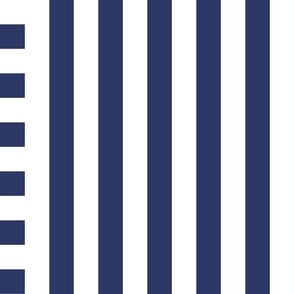 Navy and White Stripe - see also Lobsters and Lemons