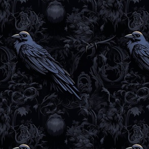 Raven gothic rococo