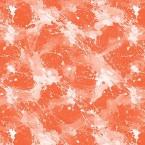 Peach Pink Abstract Paint Splatter