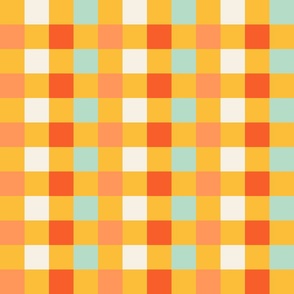 S _ Multicolor Yellow Happy Checkerboard Checkers