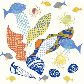 Tropical Fish - Fun And Colourful Collage.