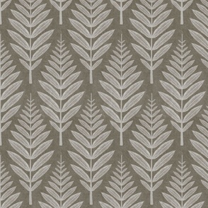 Leaf Pattern - Soft Brown