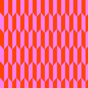 Retro vintage geometric pink pattern