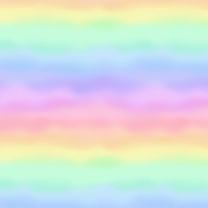 Ombre pastel rainbow stripes