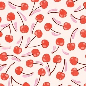 M Cherry Delight: A Playful Symphony of Polka Dot Cherries 0037 M