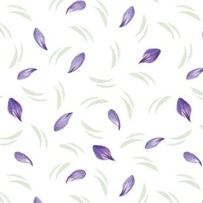 Violet petals Medium scale