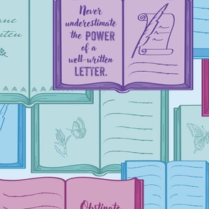 Jane Austen Quotes & Books Large Scale