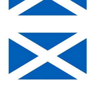 Flag of Scotland - 18 cm x 10.8 cm (7.1x4.3") with 2 cm (3/4") white borders