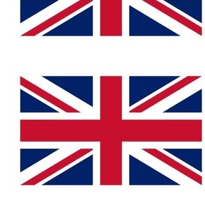 Flag of the United Kingdom - 18 cm x 10.8 cm (7.1x4.3") with 2 cm (3/4") white borders