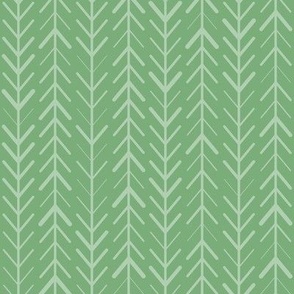 Two Tone Vertical Arrow Striped Pattern with Benjamin Moore Paint Color - Aurora Borealis - Mini