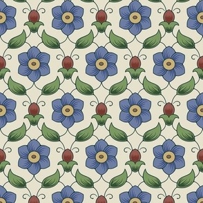 Background pattern of flowers 
