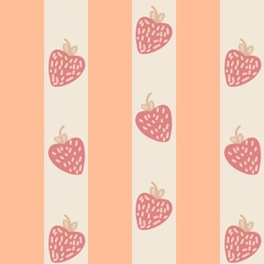 Strawberries and Stripes -- Pantone's Peach Fuzz