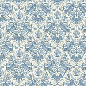 Deep Sea Damask-Blue_WK 6in