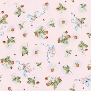 Mignonette_Tossed_With_Bows_Pink Small Ditsy Floral