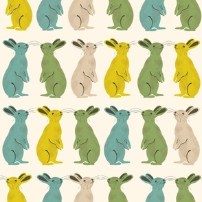 Rows Of Rabbits