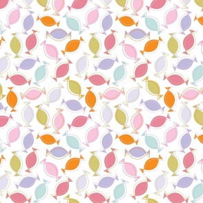 (S) Sugar Rush Fiesta - Geometric Candy in Pink, Lavender, Green, Orange and Light Teal - Kids, Nursery Playroom, Party