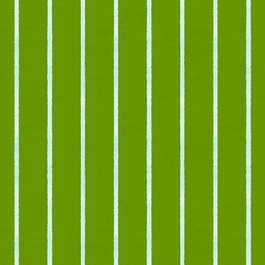 lt blue stripe on green