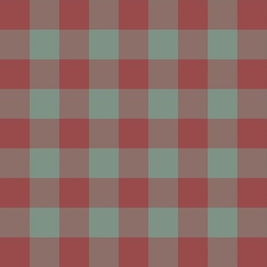 Cottage Plaid // Raspberry and Green Bay