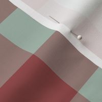 Cottage Plaid // Raspberry and Silt Green