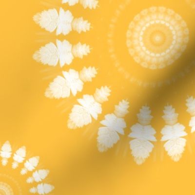 Retro Flower Power - Sunshine Yellow