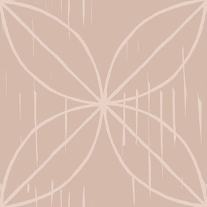 Geometric Flower-Neutral Background