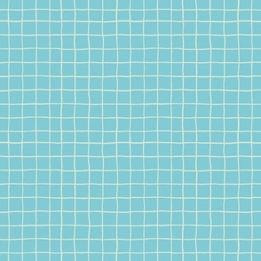 Light blue and green grid