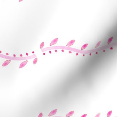 Dots and Vines Pink