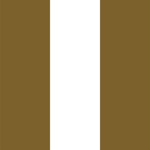   6 “ Stripes in Brown and White (Field Brown) 