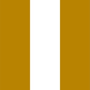 6 Inch Stripes in Golden Brown and White   