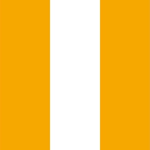  6 “ Stripes in Orange and White (Pumpkin Orange) 