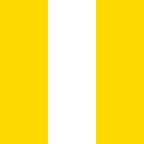  6 “ Stripes in Yellow and White (Sunflower Yellow) 