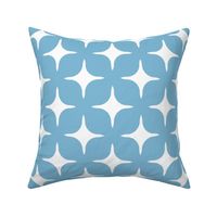 Mid Century Modern Diamond Star - Water Blue