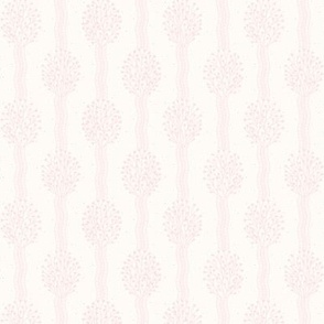 Cosette light: Pastel Pink Bouquet Ribbon Stripe, Millennial Pink Small Floral