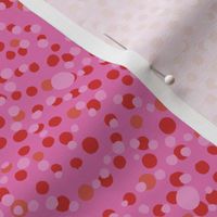 Folk Double Dots Hot Pink