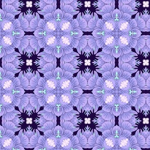 Ilima Pikake Purple | Geometric Stripes