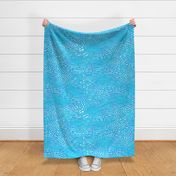 Aqua Dream | abstract blue animal print