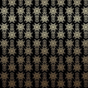 gold pattern on a black background openwork 