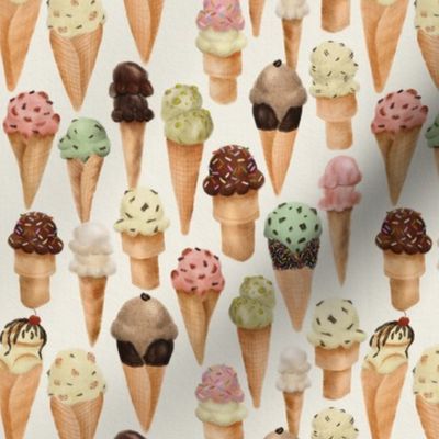 sm // gouache ice cream