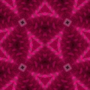 textured ornate geometric - hot dark pink