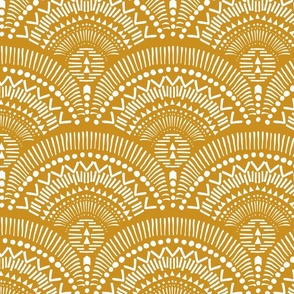 Vintage Golden Tribal Pattern