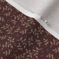 Botanicals in Brown and beige–Small Scale