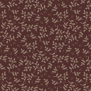 Botanicals in Brown and beige–Small Scale