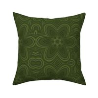 tribal geo bloom - contour green